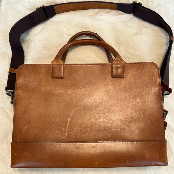 SHINOLA Bedrock Leather Briefcase - Picture 4 of 16